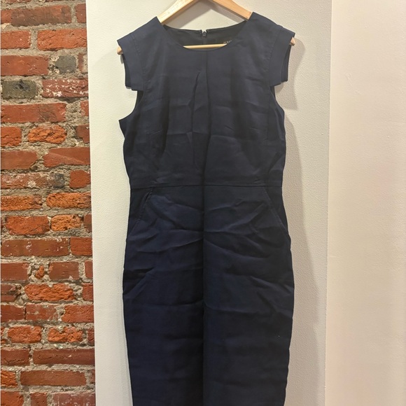 J. Crew Navy Resume Dress - Picture 4 of 7